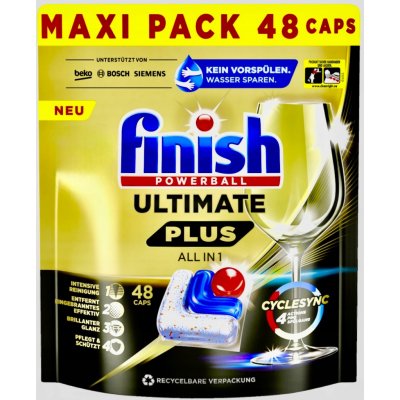 Finish Ultimate Plus Powerball All in 1 kapsle do myčky nádobí Citrus 48 ks – Zboží Mobilmania