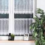 Dekorační metrážová vitrážová záclona ILJA bílá výška 50 cm různé rozměry MyBestHome Rozměr: 290 cm – Zboží Mobilmania