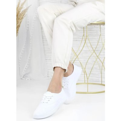 Prety plátěné tenisky 11066-8WH bílé – Zboží Mobilmania