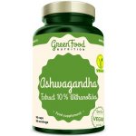 GreenFood Nutrition Ashwagandha Extract 10 % Withanolides 90 kapslí – Zboží Mobilmania