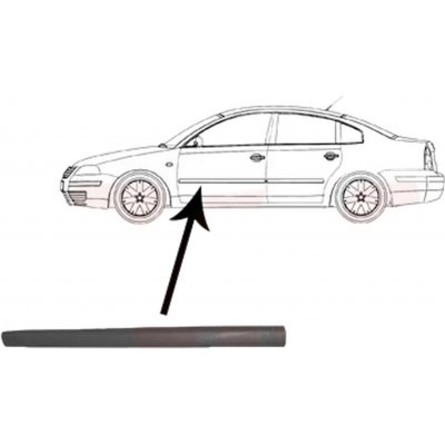 Levá přední ochranná lišta dveří VW Passat B5 / 1996-2000 – Hledejceny.cz
