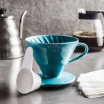 Hario Dripper V60-02 Ceramic Turquoise Green – Hledejceny.cz