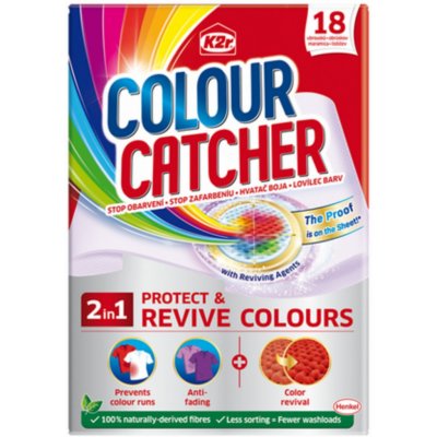 K2R Prací ubrousky Colour Catcher 2in1 Protect & Revive Colours 18 ks – Hledejceny.cz