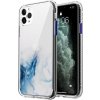 Pouzdro a kryt na mobilní telefon Apple Pouzdro AppleKing mramorované odolné proti poškrábání iPhone 11 Pro Max - světle modré