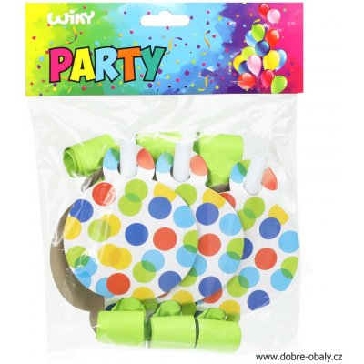 wiky Párty frkačky TEČKY 6 ks – Zbozi.Blesk.cz