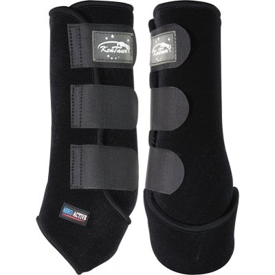 Kentaur Přední kamaše pro koně VELCRO ke spěnce Černá – Zboží Dáma