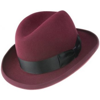 Luxusní plstěný klobouk bordo Q1018 11745/14AE