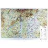 Nástěnné mapy Topo Map Maďarsko - obecně zeměpisná nástěnná mapa