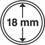 Leuchtturm kruhové kapsle na mince Vnitřní průměr 18 mm 10 Ks – Hledejceny.cz