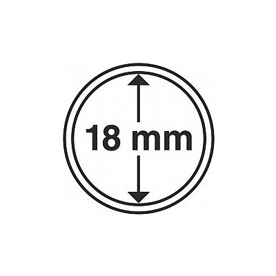 Leuchtturm kruhové kapsle na mince Vnitřní průměr 18 mm 10 Ks – Hledejceny.cz
