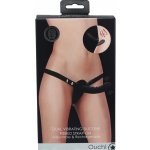 Shots Ouch! Dual Vibrating Silicone Ribbed Strap On – Zboží Dáma