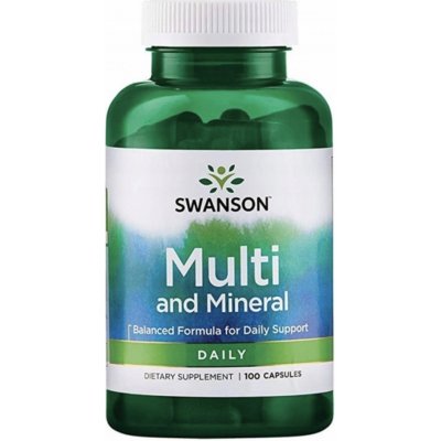 Swanson Multi and Mineral 100 kapslí – Hledejceny.cz