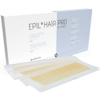 Sibel Epil Hair Pro Cold Wax Strips Natural Body 6 x 2 ks – Zbozi.Blesk.cz