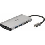 D-Link DUB-M810 8-in-1 USB-C Hub with HDMI/Ethernet/Card Reader/Power Delivery 45020042 – Zboží Živě