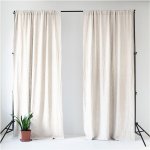 Linen Tales Bílý závěs 140x170 cm Night Time – Linen Tales – Hledejceny.cz