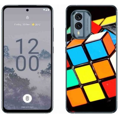 Pouzdro mmCase gelové Nokia X30 5G - rubikova kostka – Zboží Živě