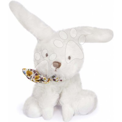 zajačik Bunnies Scrunchie Doudou et Compagnie biely od 0 mes DC3818 12 cm – Zboží Mobilmania