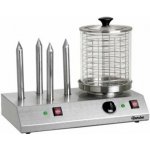 Bartscher Ohřívač párků Hot Dog nádoba a 4 trny 4 trny + nádoba - 0,96 kW / 230 V - 7,63 kg – Zboží Mobilmania