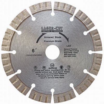Lasercut Diamantový kotouč 150 x 22.2 x 12 mm L00113