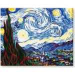 Malování podle čísel Hvězdná noc Vincent Van Gogh