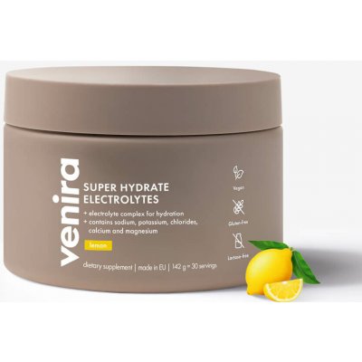 VENIRA super hydrate elektrolyty citron 142 g – Hledejceny.cz