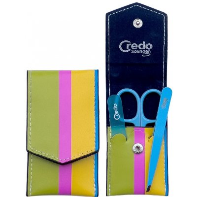 Credo Solingen POP ART Pocket Manikúra 3 modrá – Zboží Dáma