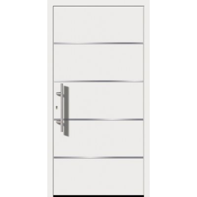 Splendoor Hliníkové vchodové dveře Moderno M460/B, bílé, 110 L – Hledejceny.cz