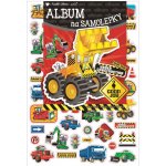 45 samolepek a album na samolepky stavební stroje – Sleviste.cz