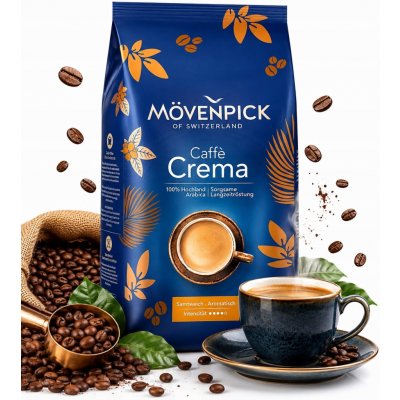 Movenpick Caffe Káva Arabica Crema zrnková 1 kg – Hledejceny.cz
