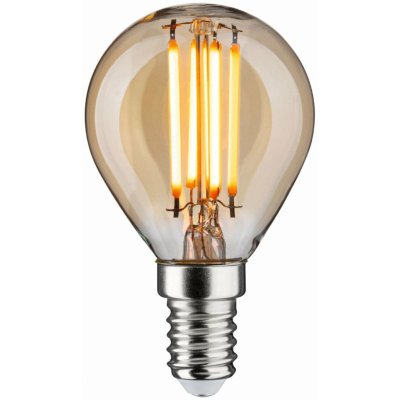 Paulmann 1879 Filament 230V 3-krokové-stmívatelné LED kapka E14 3 Step Dim 4,9W 1800K stmívatelné zlatá – Hledejceny.cz