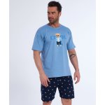 Cornette 326/169 Cool pánské pyžamo krátké modré – Zboží Dáma Cornette 326/169 Cool pánské pyžamo krátké modré – Zboží Dáma