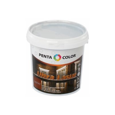 Pentacolor Ultra Lasur 1 l kaštanová – Zboží Mobilmania