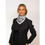 hedvábný šátek PUMA v zemitých hnědých a šedých odstínech – Zbozi.Blesk.cz