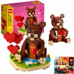LEGO® BrickHeadz 40462 Valentýnský medvídek – Zboží Živě