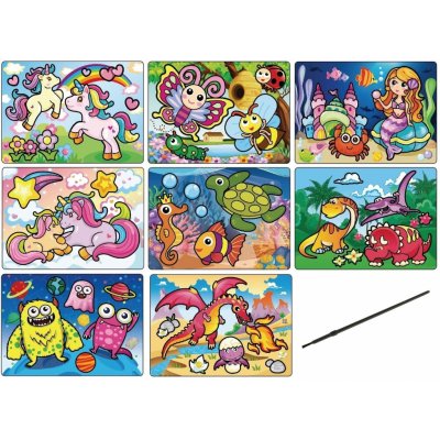 Anděl Přerov Magické malování vodou se štětcem zvířátka 20 x 15 cm – Zboží Dáma