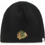 '47 NHL Chicago black hawks Beanie zimní čepice černá – Zboží Mobilmania