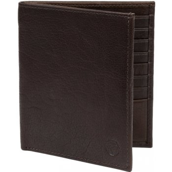 Lucleon Montreal hnědá RFID kožená peněženka se 13 přihrádkami Y0-8-10397