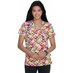 Lékařská halena koi Lulu barevní motýli – Zboží Dáma