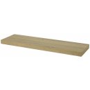 Autronic Polička nástěnná 80 cm, MDF, 3D dekor dub sonoma P-005 SON1