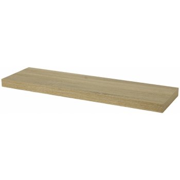 Autronic Polička nástěnná 80 cm, MDF, 3D dekor dub sonoma P-005 SON1