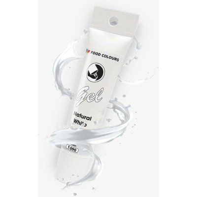 Food Colours gelová barva tuba Natural White 30 g – Sleviste.cz