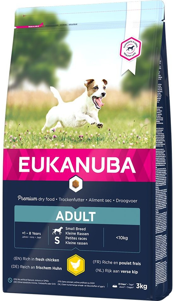 Eukanuba Adult Small Breed kuřecí 2 x 3 kg