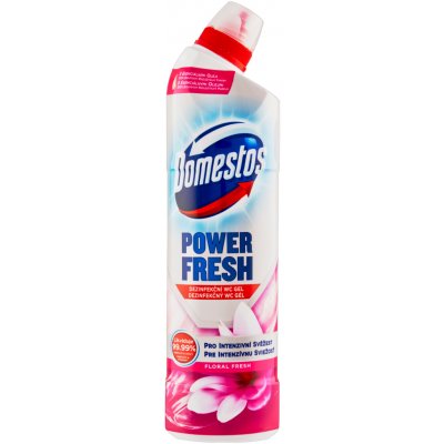 Domestos Power Fresh Total Hygiene dezinfekční WC gel Floral Fresh 700 ml – Hledejceny.cz