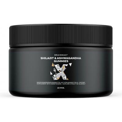BrainMax Shilajit & Ashwagandha Gummies 60 bonbónů – Hledejceny.cz