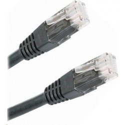 XtendLan PK_6UTP005black Patch, Cat 6 UTP, 0,5m, černý