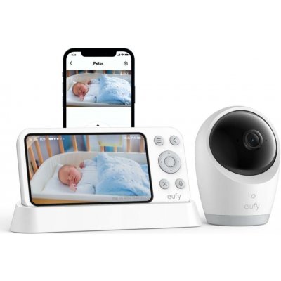 Anker eufy E21, 4K bílá dětská chůvička – Zboží Dáma