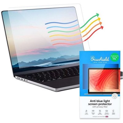 Ocushield privátní fólie s blue-light fitrem pro MacBook Pro 14" OCUMACPRO14Z