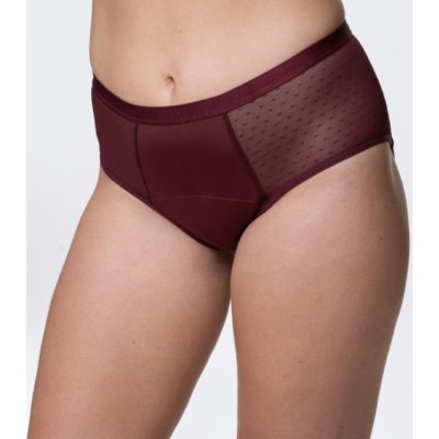 Dorina Eco Moon Midi menstruační kalhotky bordó – Zboží Dáma
