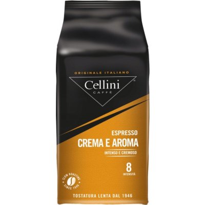 Cellini Caffé Crema e Aroma zrnková 1 kg – Hledejceny.cz