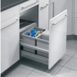 Hailo Vestavný odpadkový koš AS SEPARATO K 450 18/8/8/D – Sleviste.cz